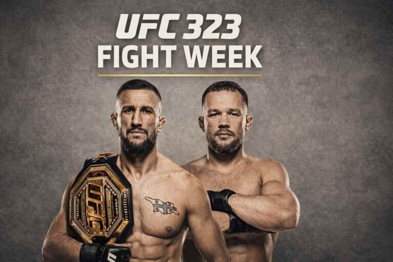 UFC 323 Fight Week