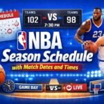 NBA season schedule